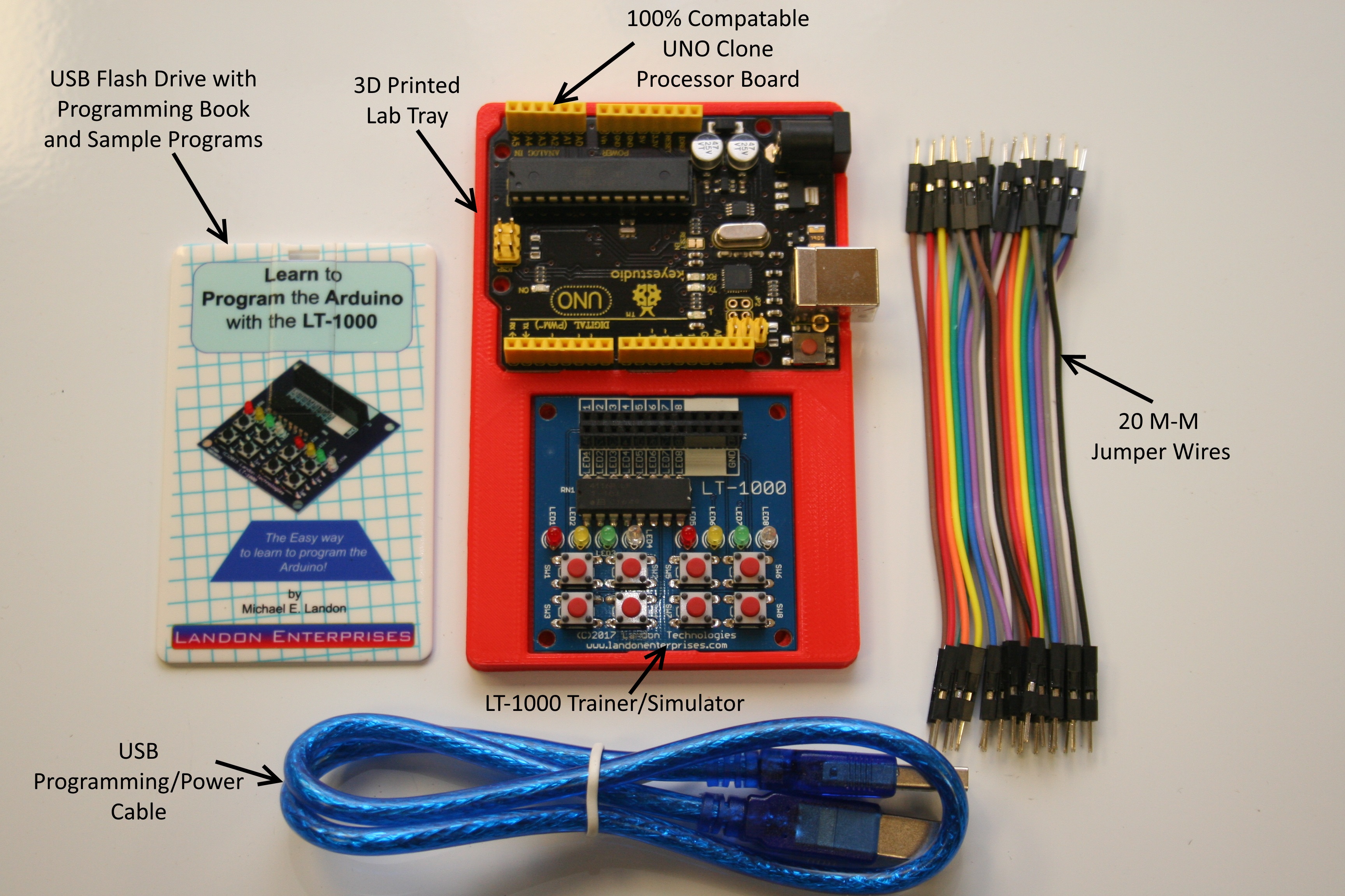 Arduino Deluxe Starter Kit – Landon Enterprises